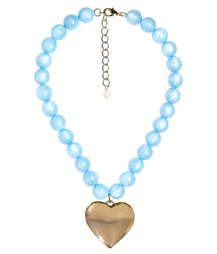 Dottie Heart - Acrylic Necklace