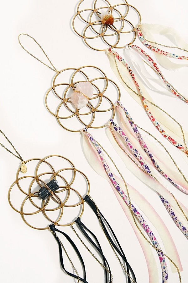 Dreamcatcher Crystal Grid Ornament by Ariana Ost