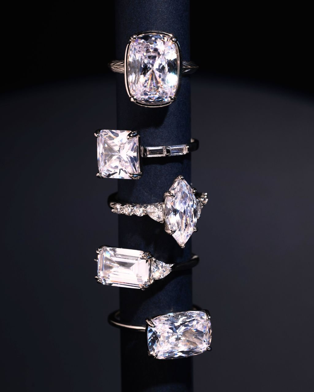 Emerald & Trillion Ring