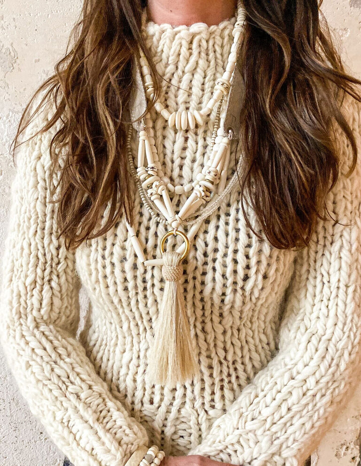Classic Necklace | White