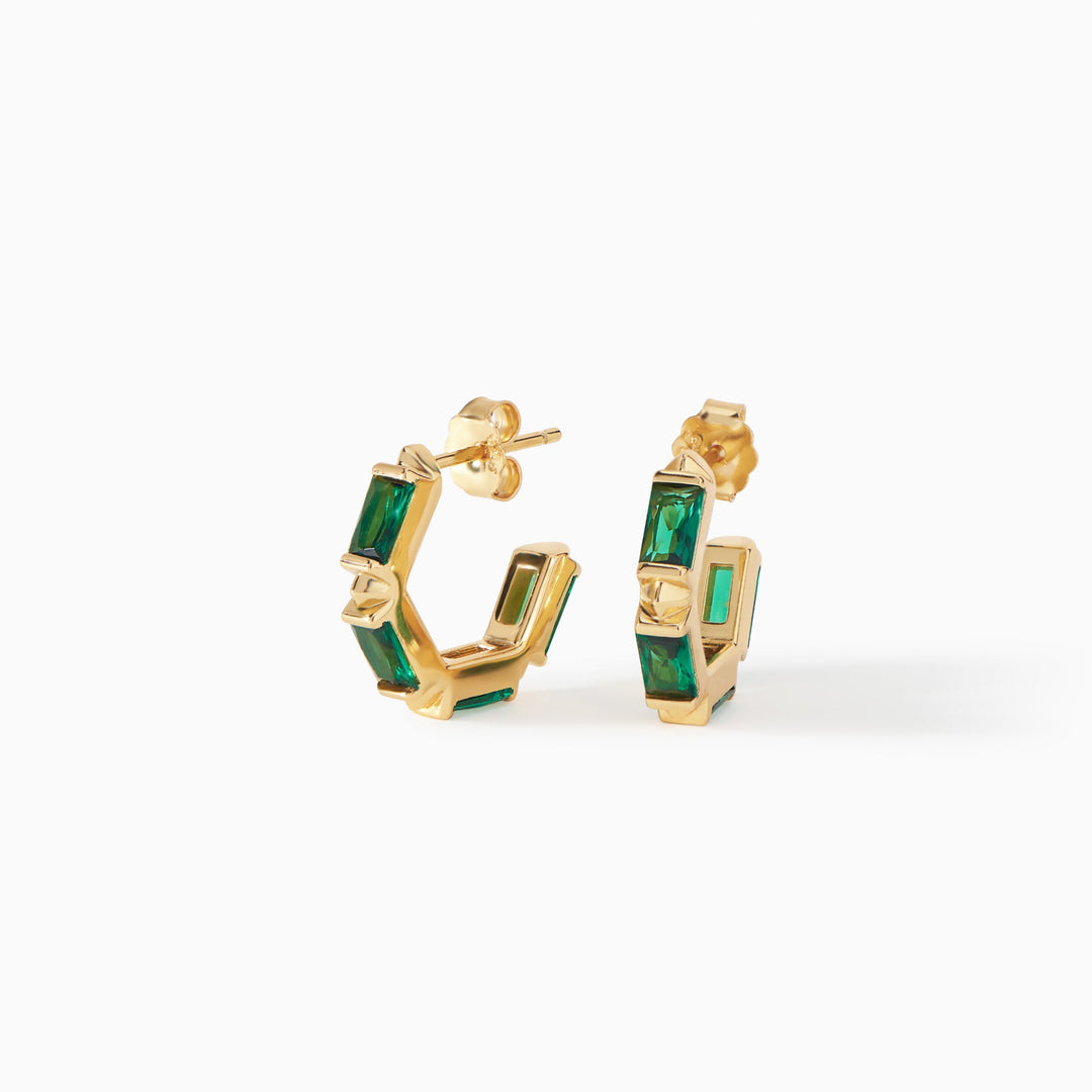 The Claire Hoop Earrings - Huggie