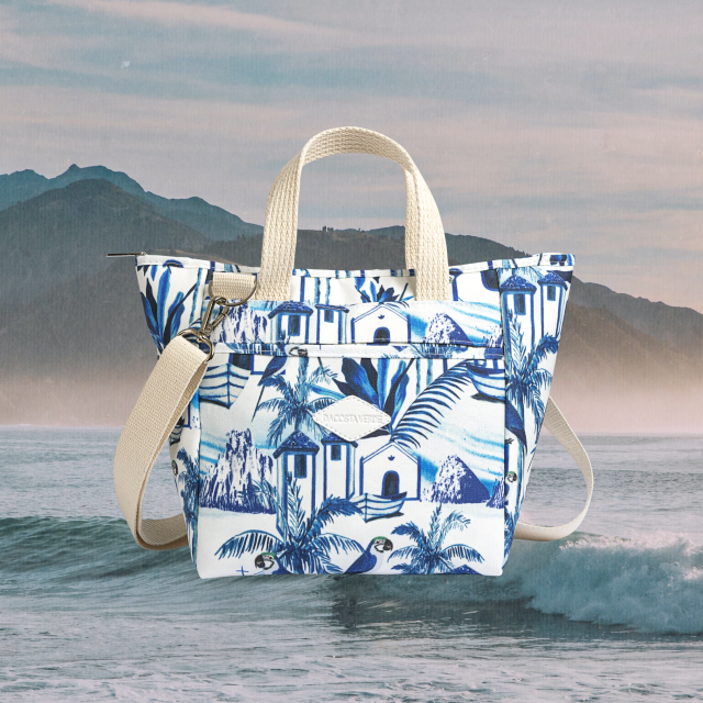 Lunch Tote Blue Nordeste by DaCosta Verde