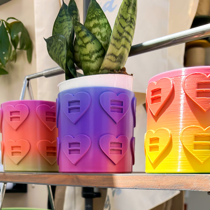 Equality Planter - Custom Colors Available by Rosebud HomeGoods