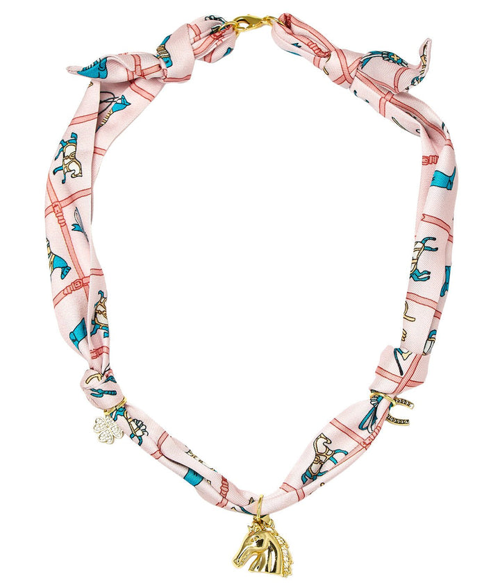 Equestrian -Derby and Winston - Scarf Necklace