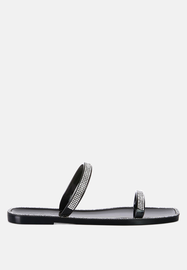 fenta diamante detail jelly flats by London Rag