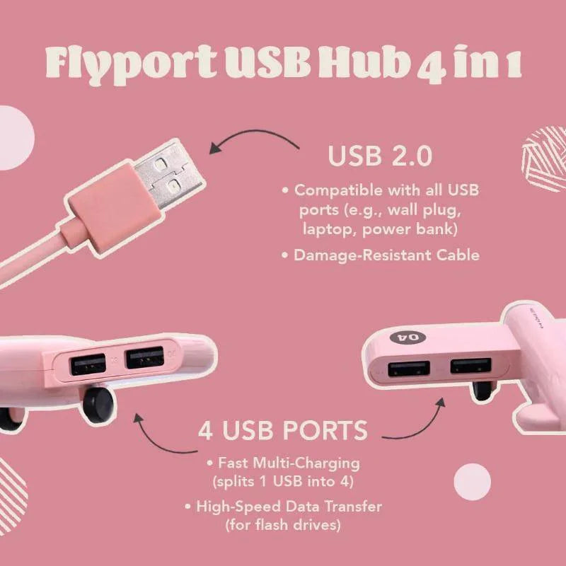 Flyport USB Hub 4 in 1 by VYSN
