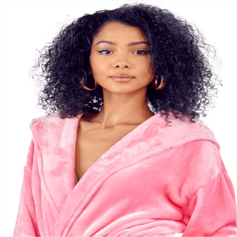 Women's Hooded Plush Robes by Lotus Linen