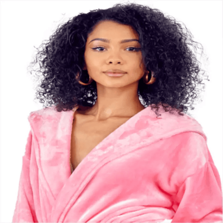 Women's Hooded Plush Robes by Lotus Linen