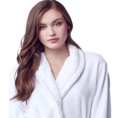 Women's Ultra Soft Fleece Bathrobe by Lotus Linen