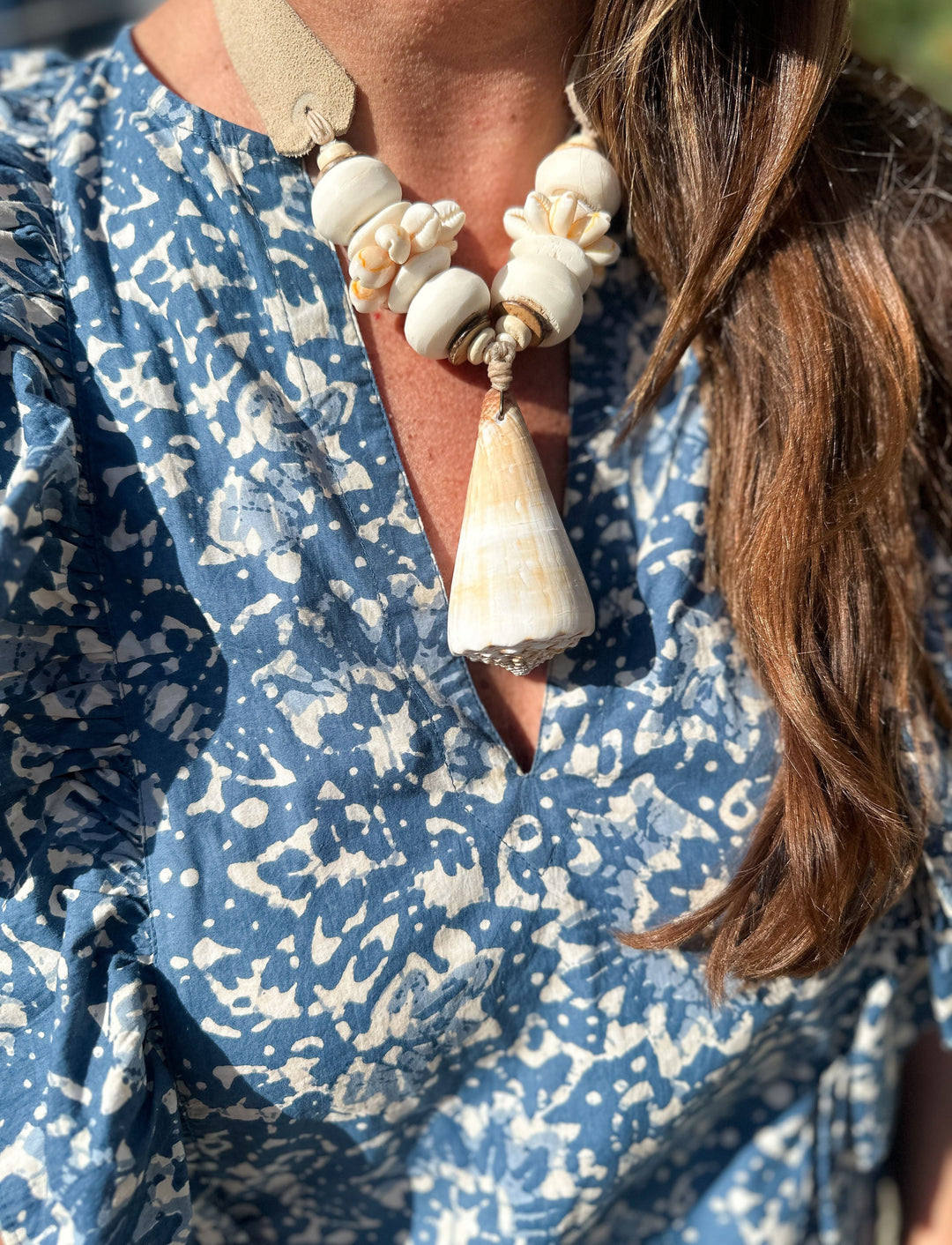 Mid Shell Necklace | Ivory