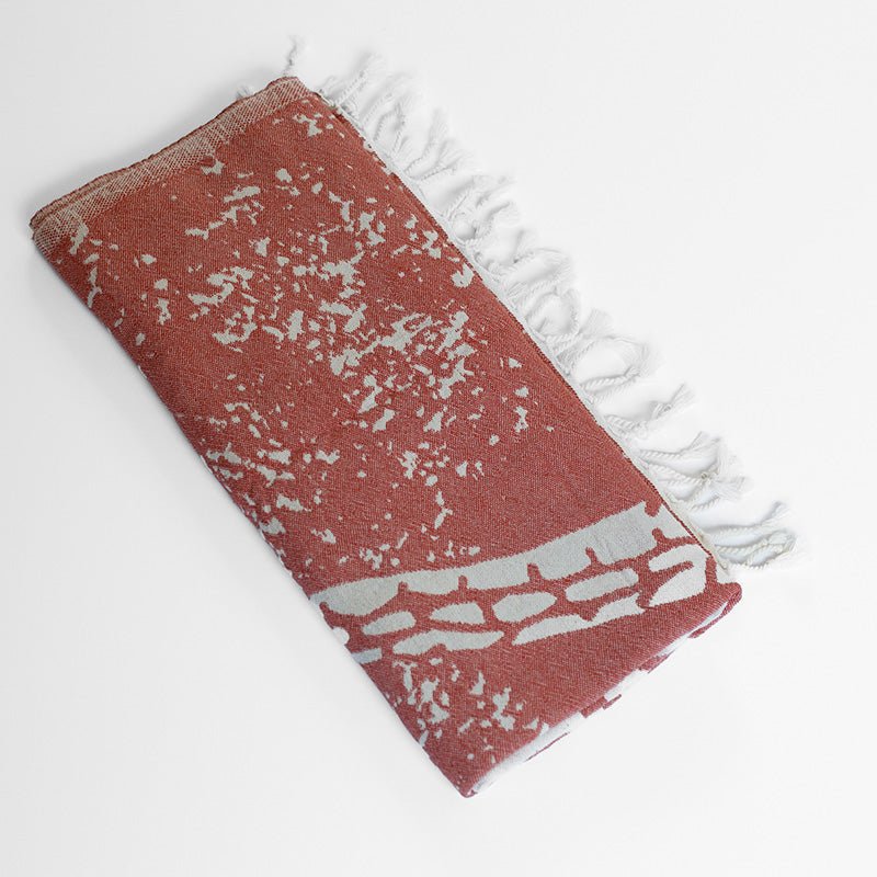 Galapagos Turtle Turkish Towel - Terracotta - Sun Drunk