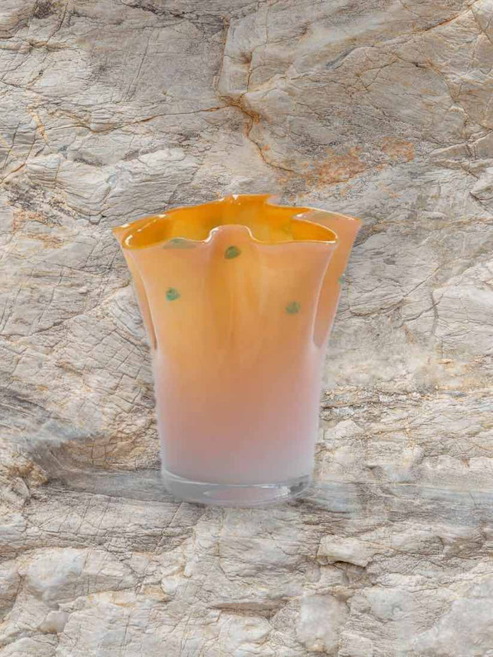 Handblown Wavy Whimsical Glass Vase - Eclectic Table Setting Centrepieces - Vases - Wavy Whimsical Glass Vase - Manly Beach - INSPECIAL HOME