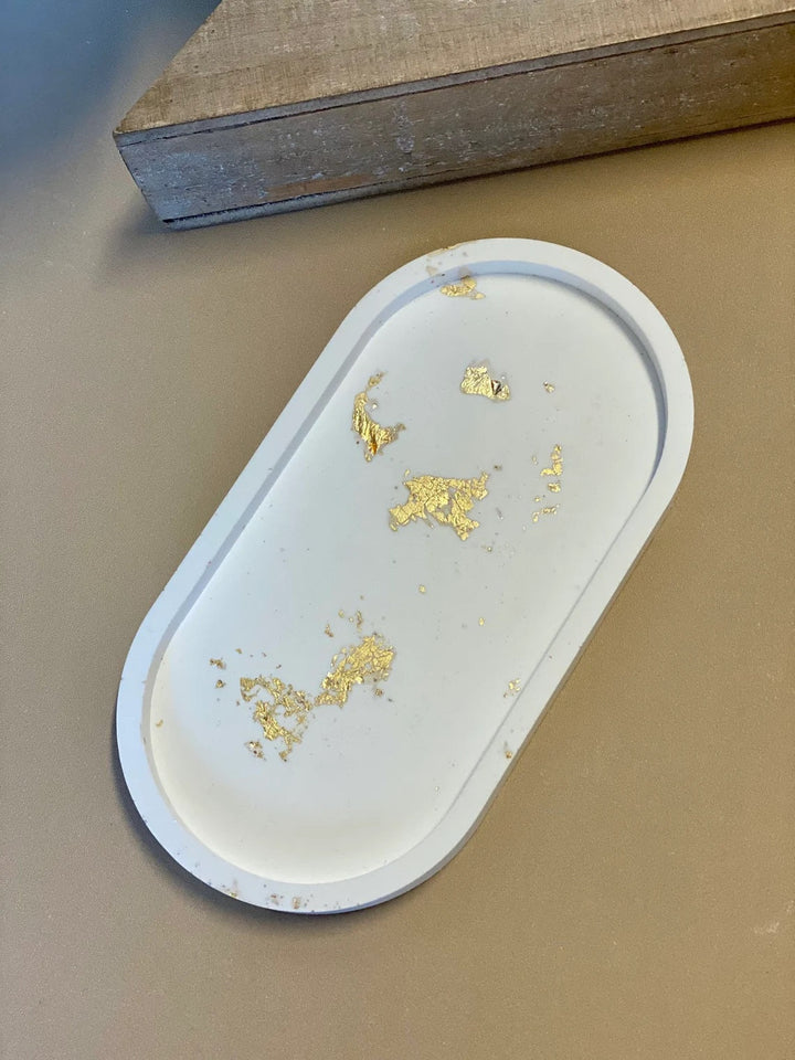 Handmade Jesmonite Tray by Crazy About Candles