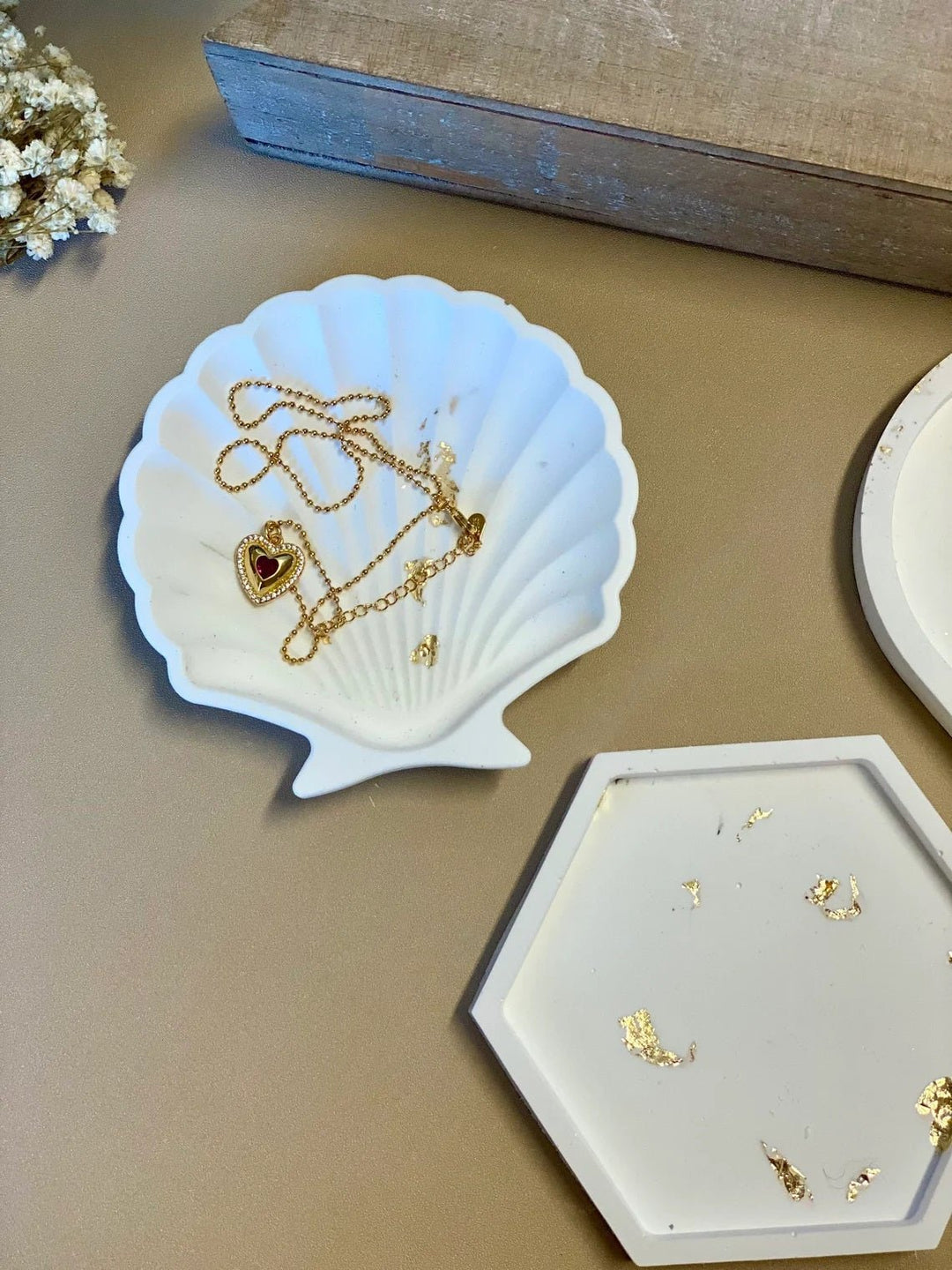 Handmade Jesmonite Tray by Crazy About Candles