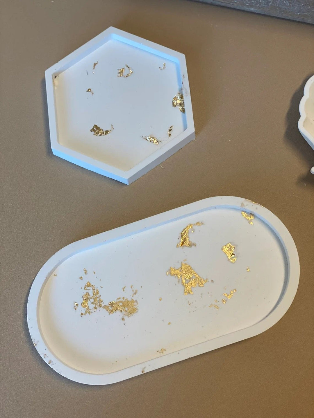 Handmade Jesmonite Tray by Crazy About Candles