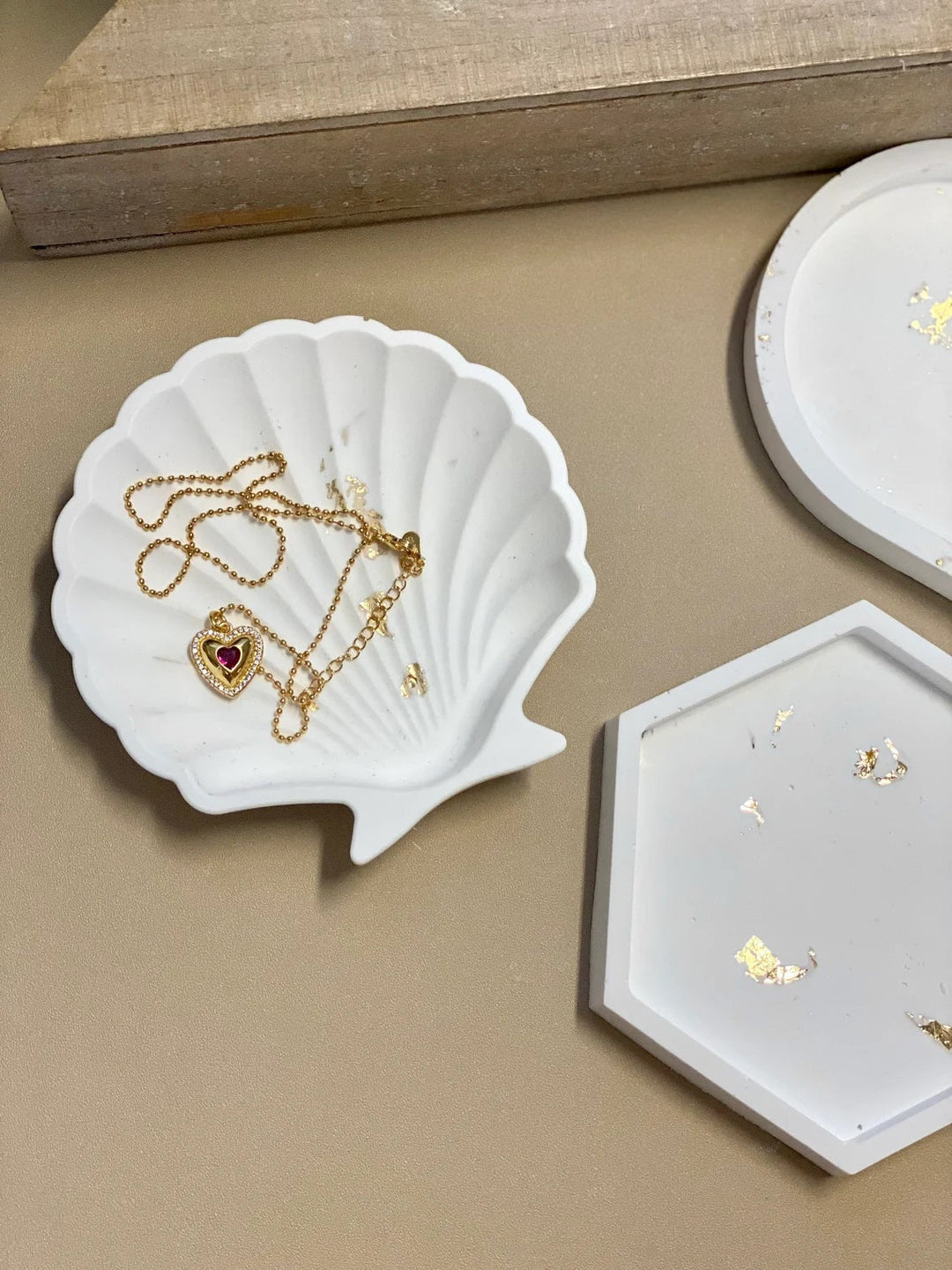 Handmade Jesmonite Tray by Crazy About Candles