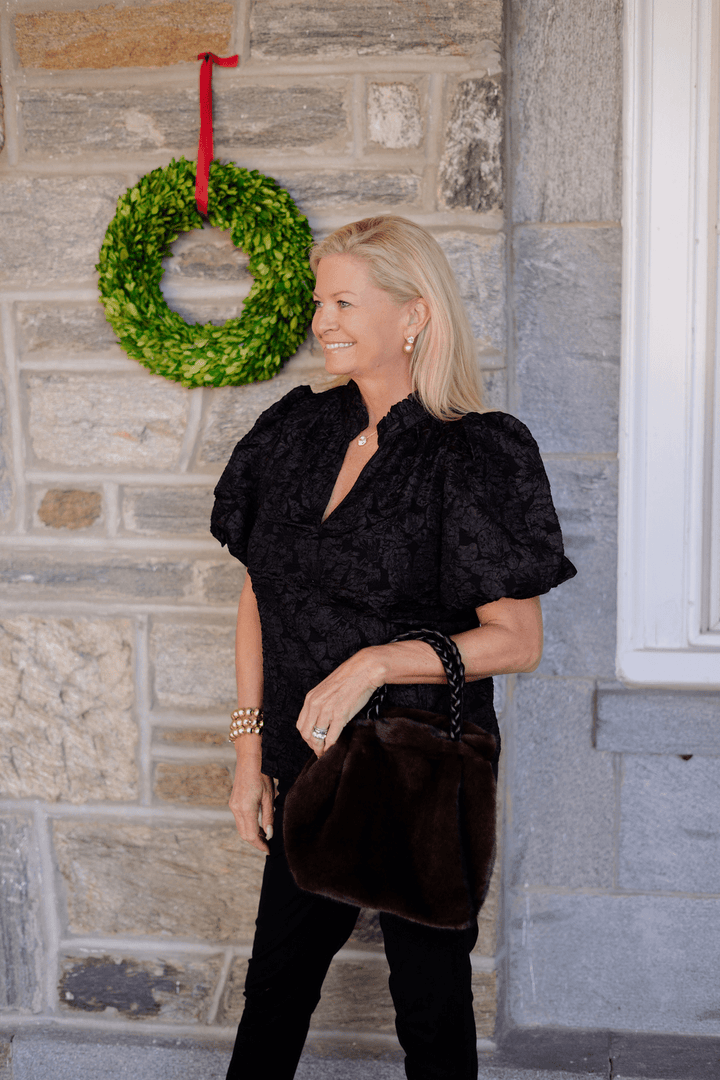 Heather Faux Fur Handbag