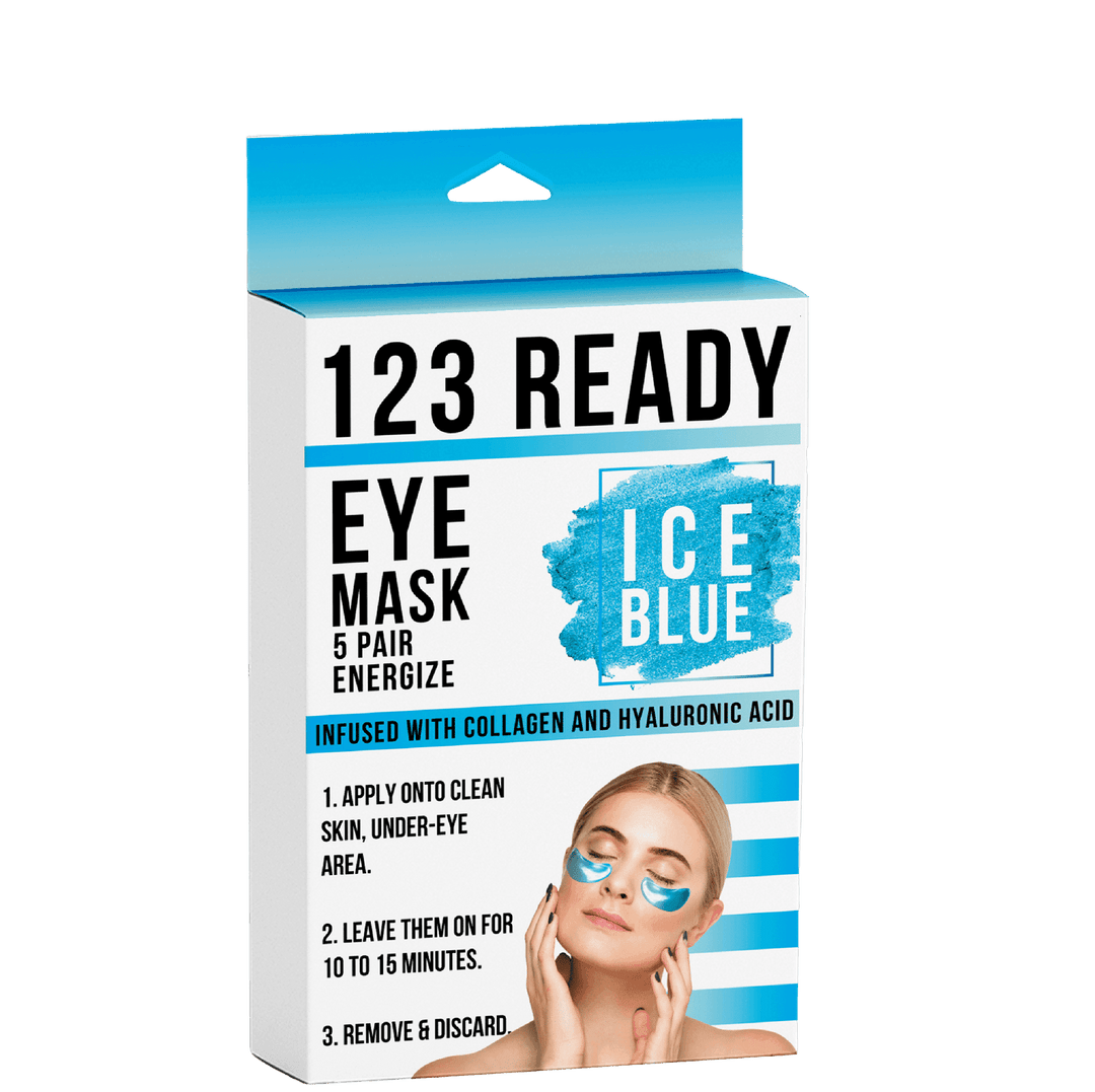 123 Ready ICE BLUE ENERGIZE GEL EYE PATCHES