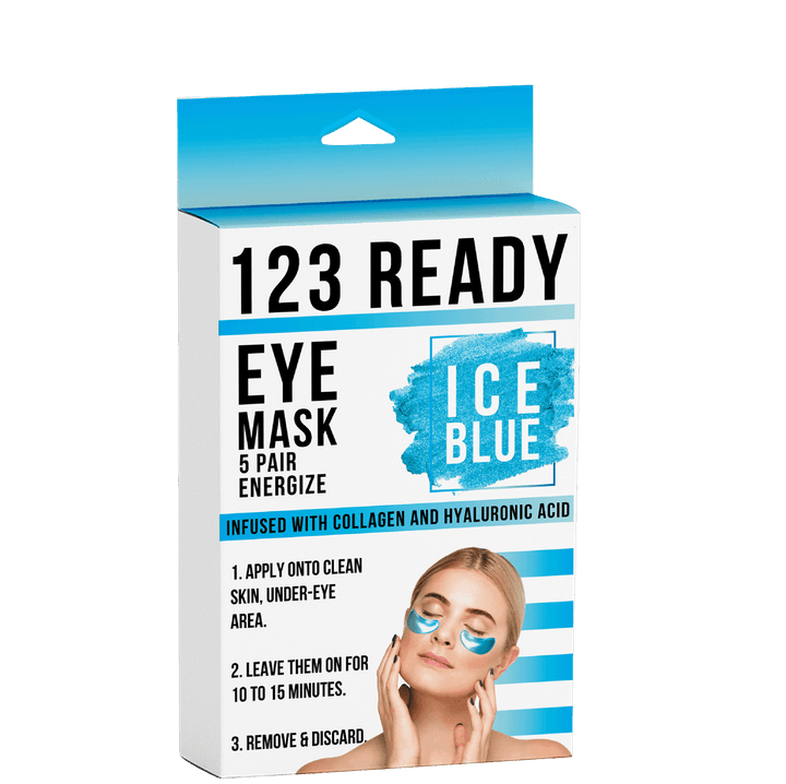123 Ready ICE BLUE ENERGIZE GEL EYE PATCHES