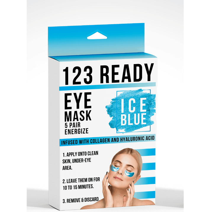 123 Ready ICE BLUE ENERGIZE GEL EYE PATCHES