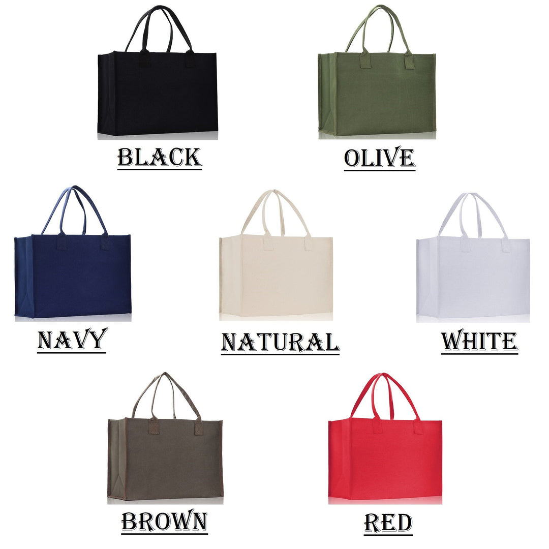 Bride Large Print Tote Bag 100% Cotton