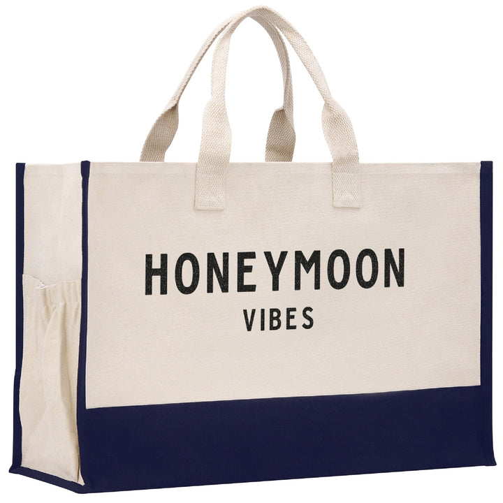 Honeymoon Vibes Beach Tote Bag XL