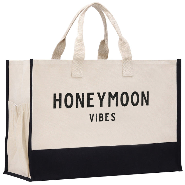 Honeymoon Vibes Beach Tote Bag XL