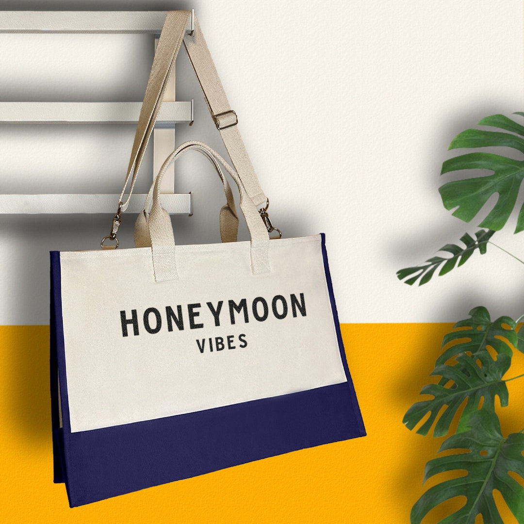 Honeymoon Vibes Beach Tote Bag XL