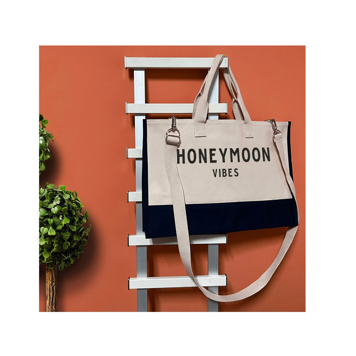 Honeymoon Vibes Beach Tote Bag XL