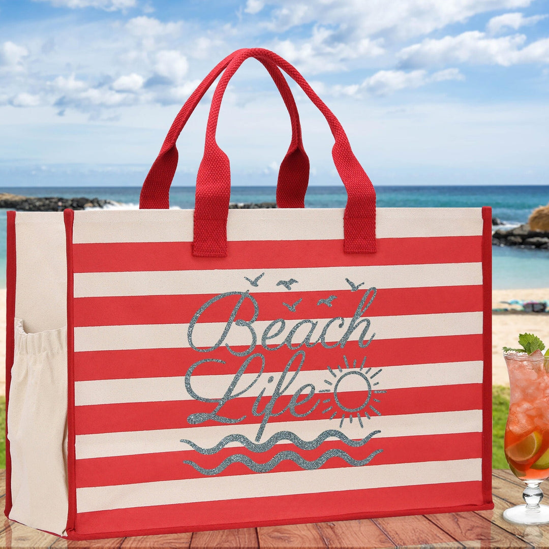 Beach Life Cabana Tote Bag XL