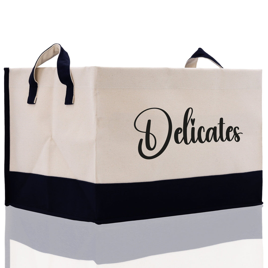 Personalized Canvas Storage Tote