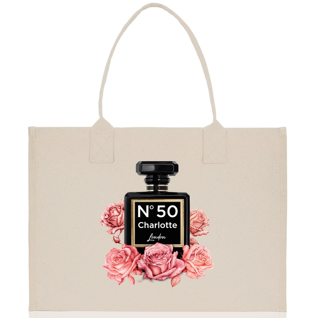 Birthday Celebration Personalized Gift Canvas Tote Bag