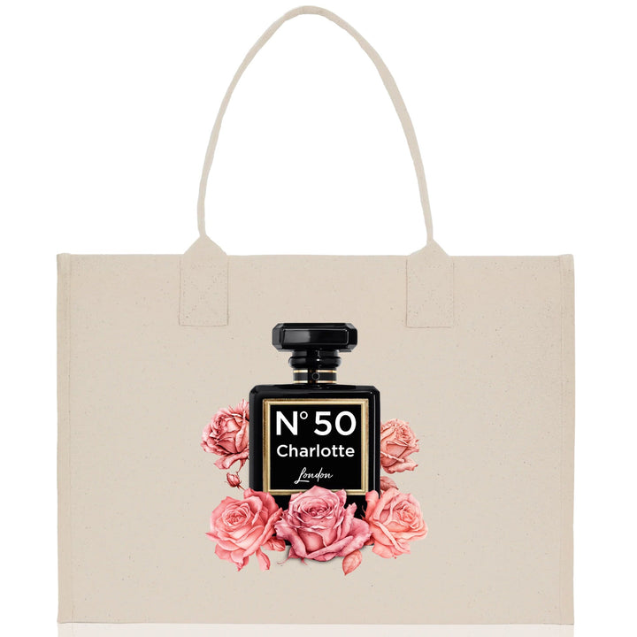Birthday Celebration Personalized Gift Canvas Tote Bag
