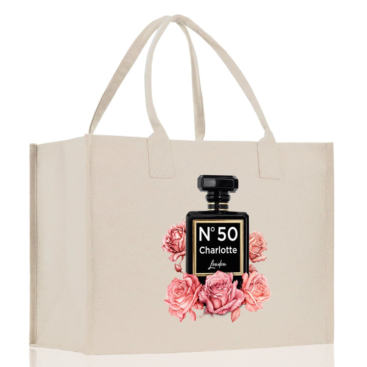 Birthday Celebration Personalized Gift Canvas Tote Bag