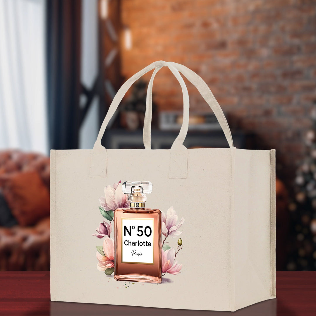 Birthday Celebration Personalized Gift Canvas Tote Bag