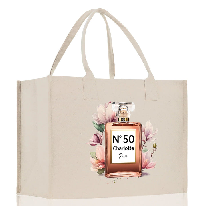 Birthday Celebration Personalized Gift Canvas Tote Bag
