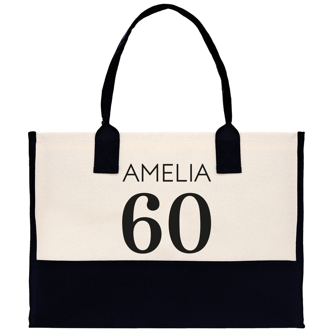 Custom Limited Edition Birthday Cotton Canvas Tote Bag
