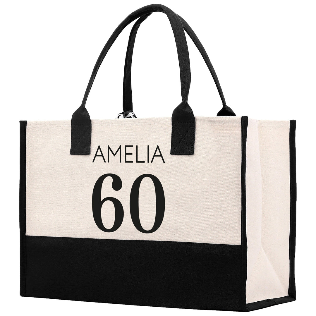 Custom Limited Edition Birthday Cotton Canvas Tote Bag