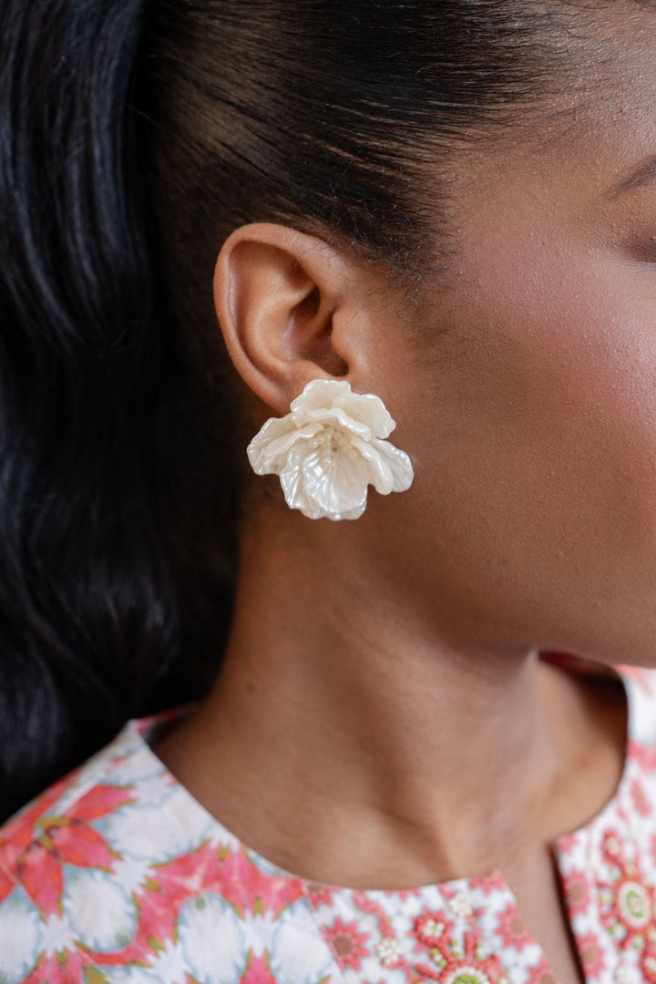Jules Acrylic Flower Earring