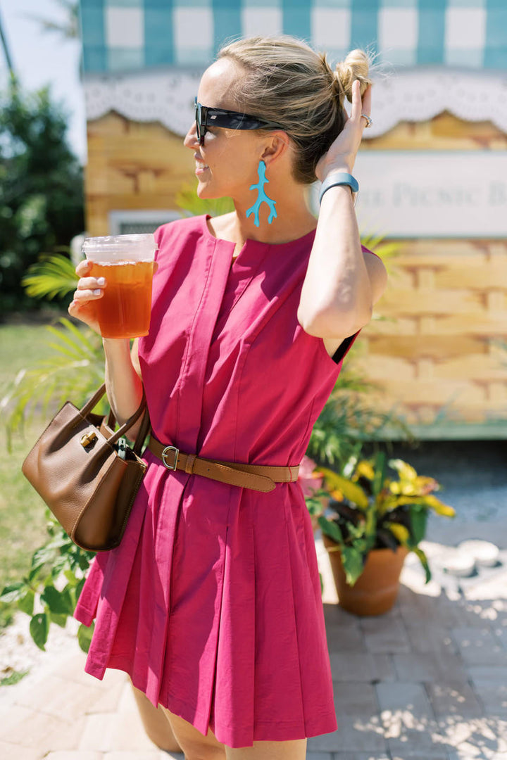 Acrylic Coral Earring - Florida Friends