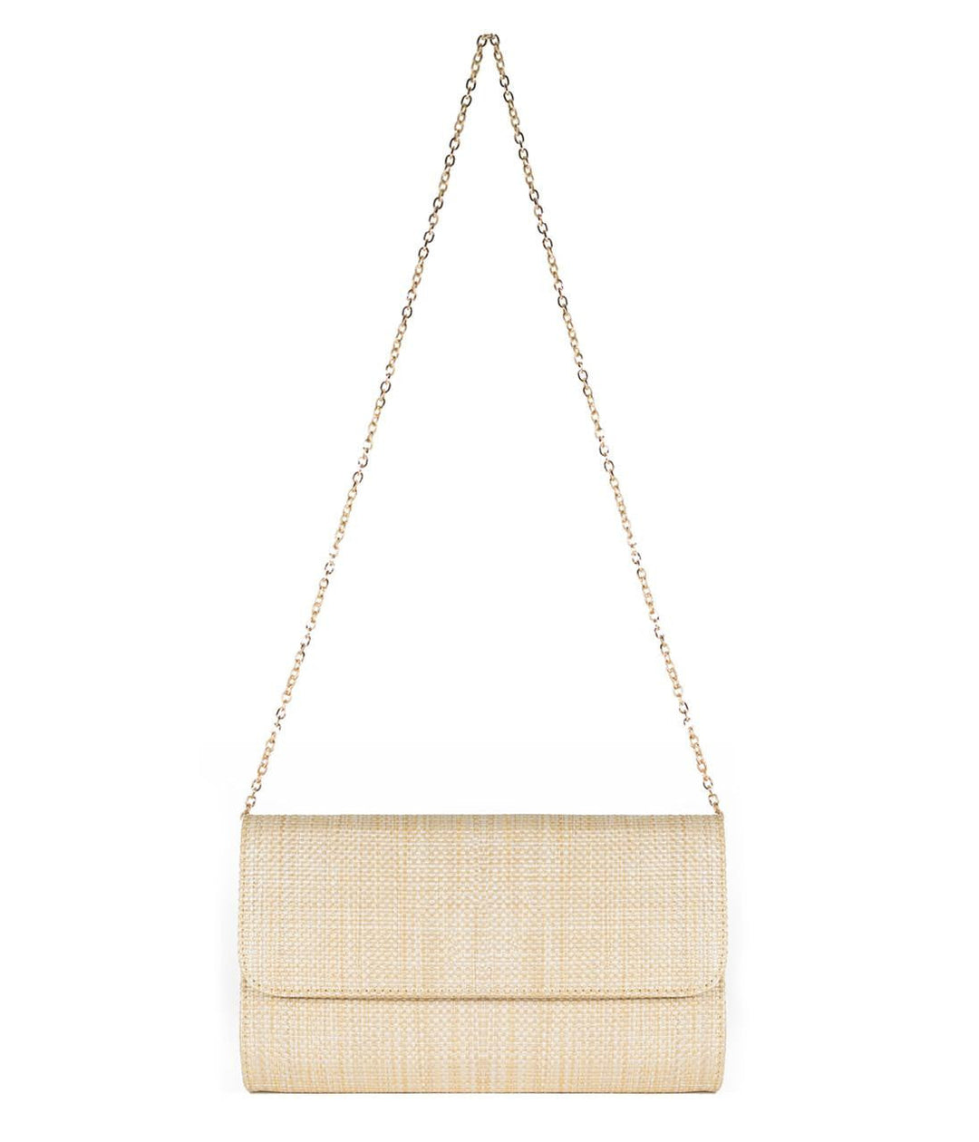 Avery Straw Clutch - Pinch Bow