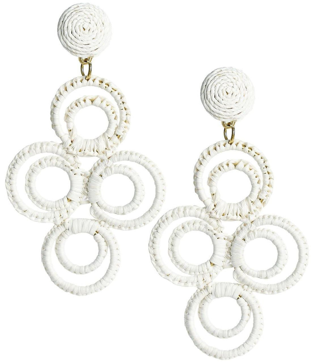 Chloe Raffia  - Drop Earring
