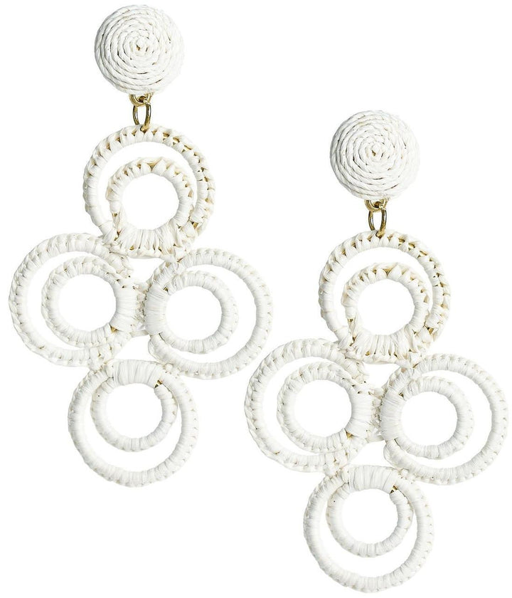 Chloe Raffia  - Drop Earring