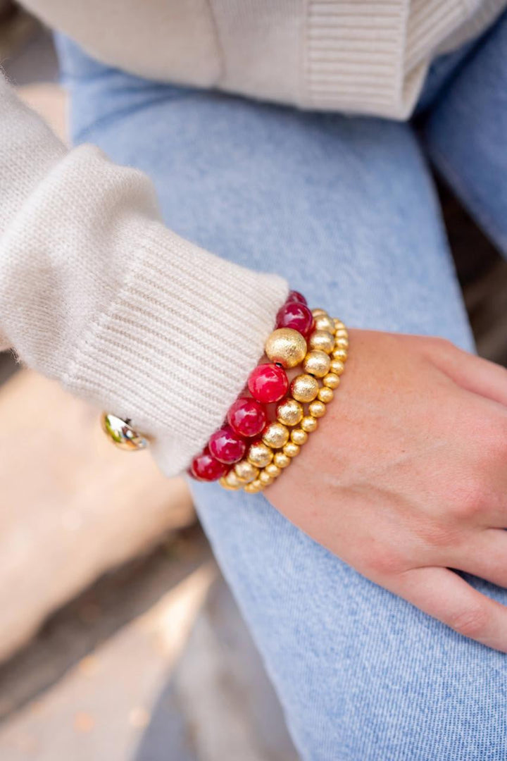 Georgia Beaded Bracelet - Quartz  (6 New Colors)