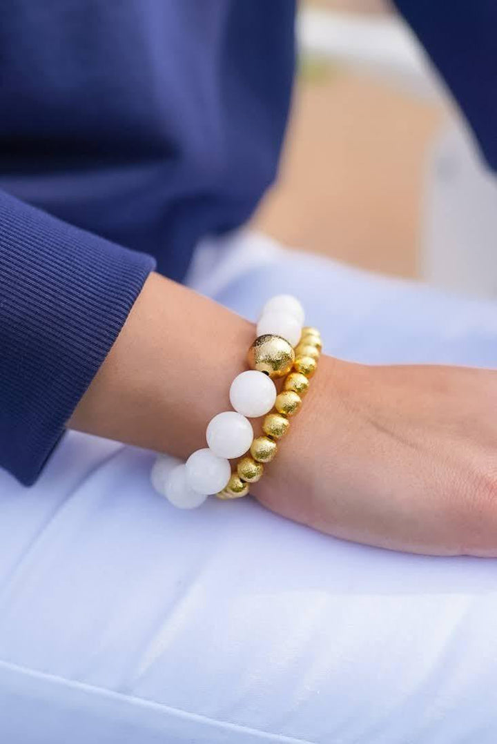 Georgia Beaded Bracelet - Quartz  (6 New Colors)