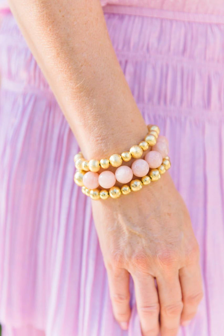Georgia Beaded Bracelet - Quartz  (6 New Colors)