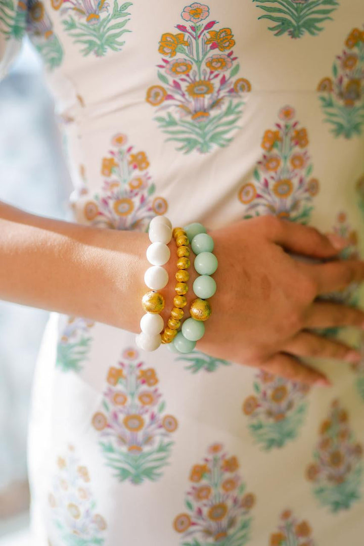 Georgia Beaded Bracelet - Quartz  (6 New Colors)