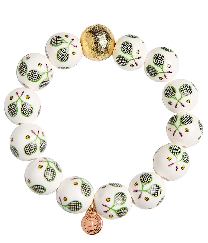 Georgia Tennis Beaded  Bracelet
