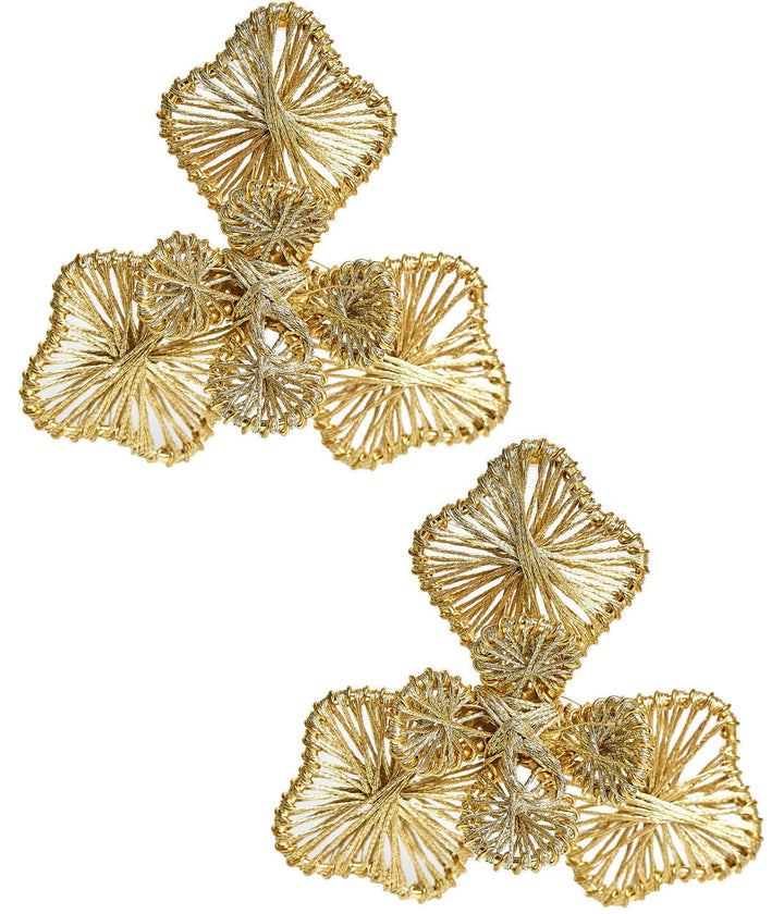 Kaia - Raffia Flower Earring