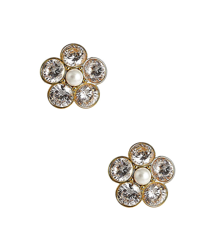 La Fleur - Rhinestone Cluster Stud - Amy Littleson Collection -